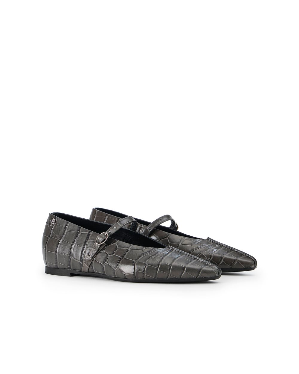 Black Iceberg Ballet Flat with Instep Strap - Iceberg - Official Website