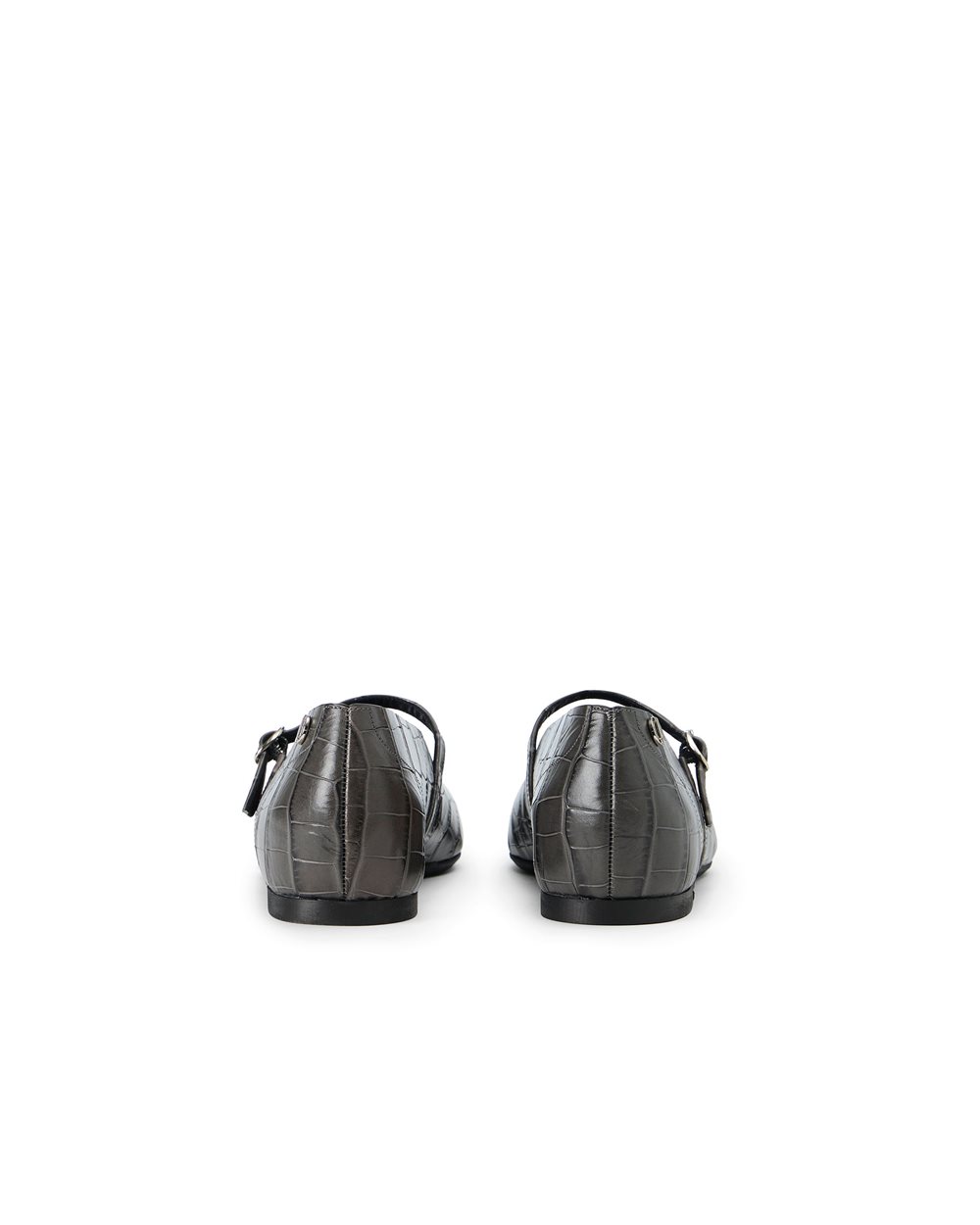 Black Iceberg Ballet Flat with Instep Strap - Iceberg - Official Website