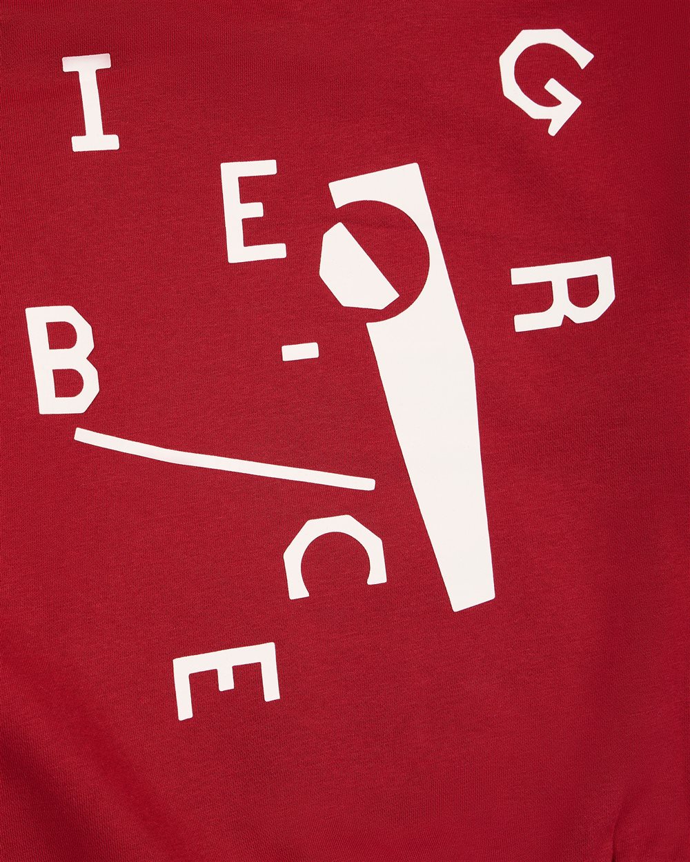 Purple hoodie with red corporate logo - Iceberg - Official Website