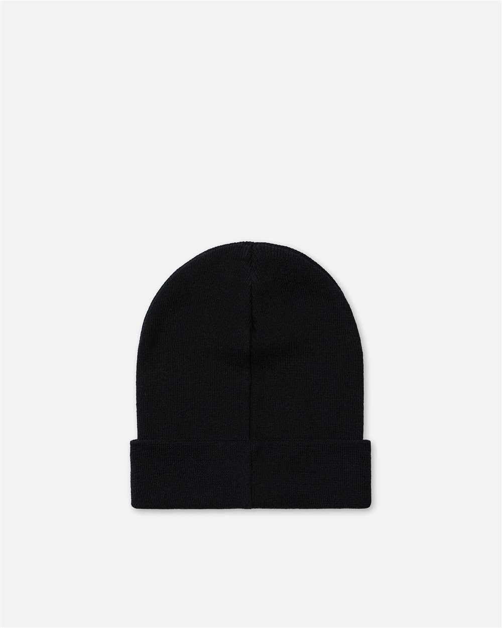 Beanie in lana nero con tag giallo e logo Iceberg sul davanti - Iceberg - Official Website