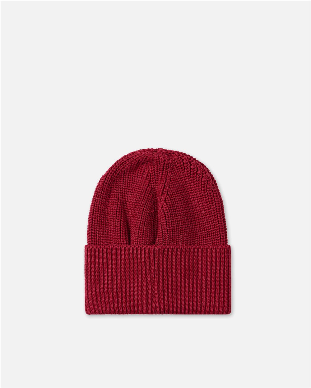 Purple wool beanie hat with black patch and Iceberg logo - Iceberg - Official Website