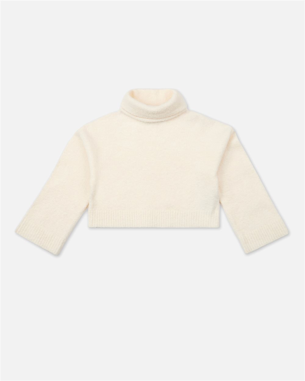 Vanilla Turtleneck Sweater with Contrasting Trim - Iceberg - Official Website