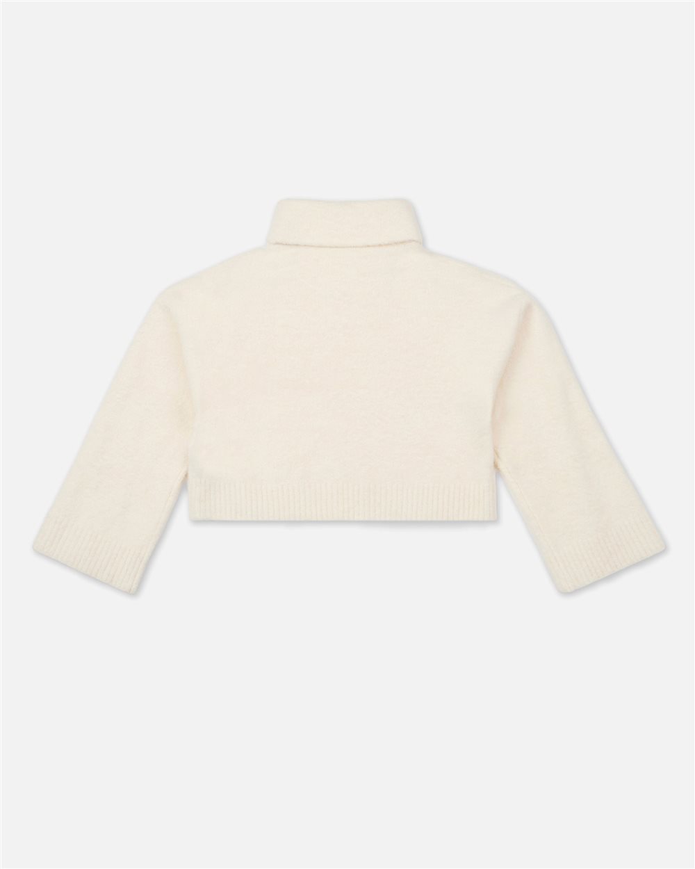 Vanilla Turtleneck Sweater with Contrasting Trim - Iceberg - Official Website