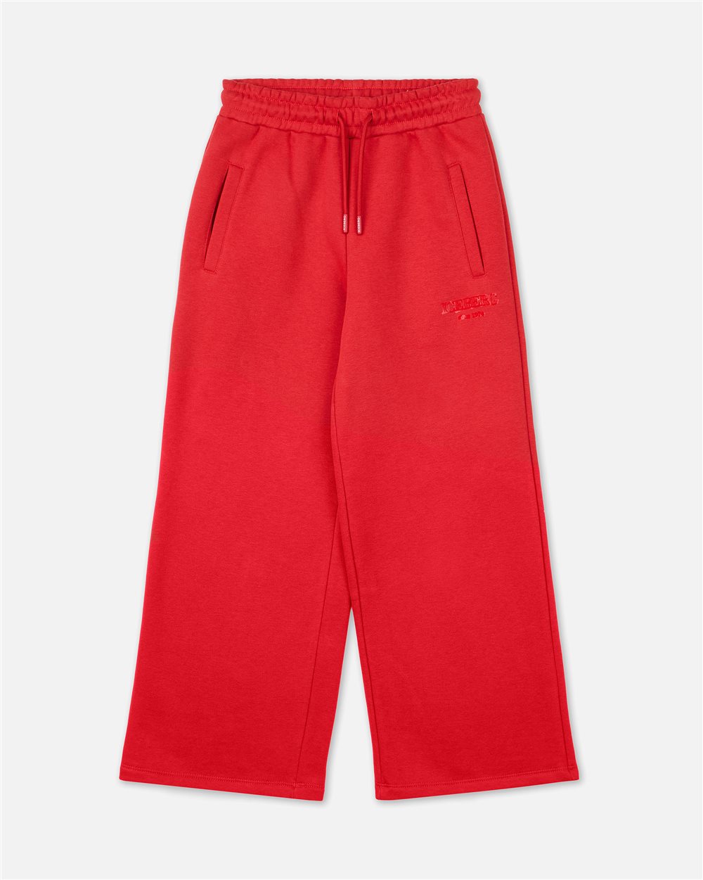 Pantalone viola in jersey a gamba larga con coulisse - Iceberg - Official Website