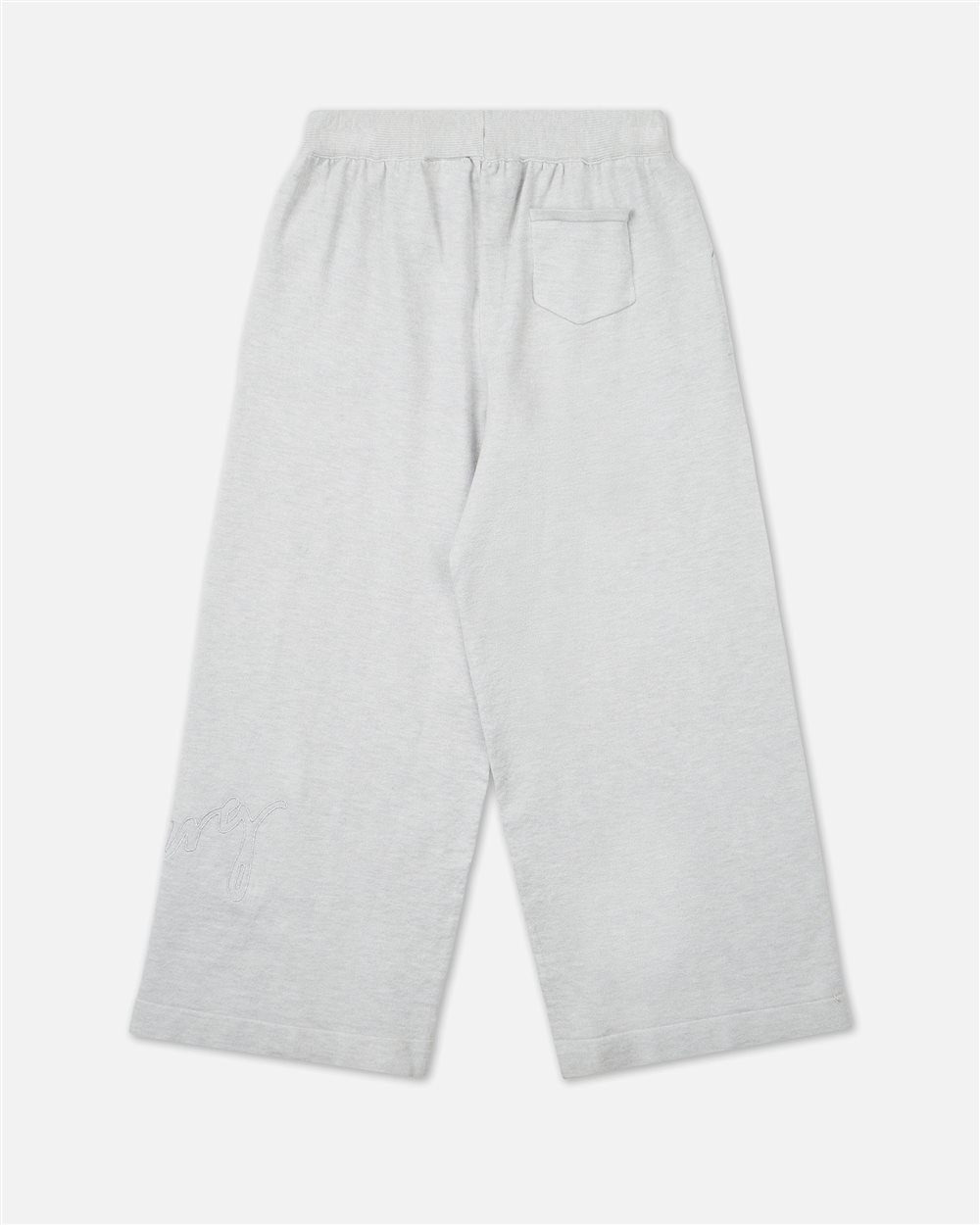 Light gray palazzo pants with elastic waist - Iceberg - Official Website