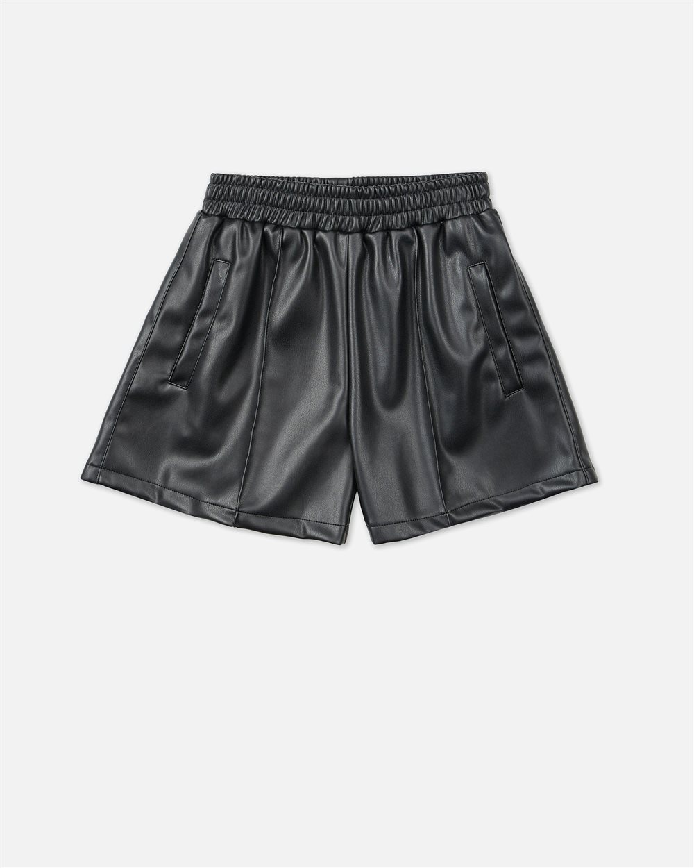 Black boxer shorts in shiny fabric - Iceberg - Official Website