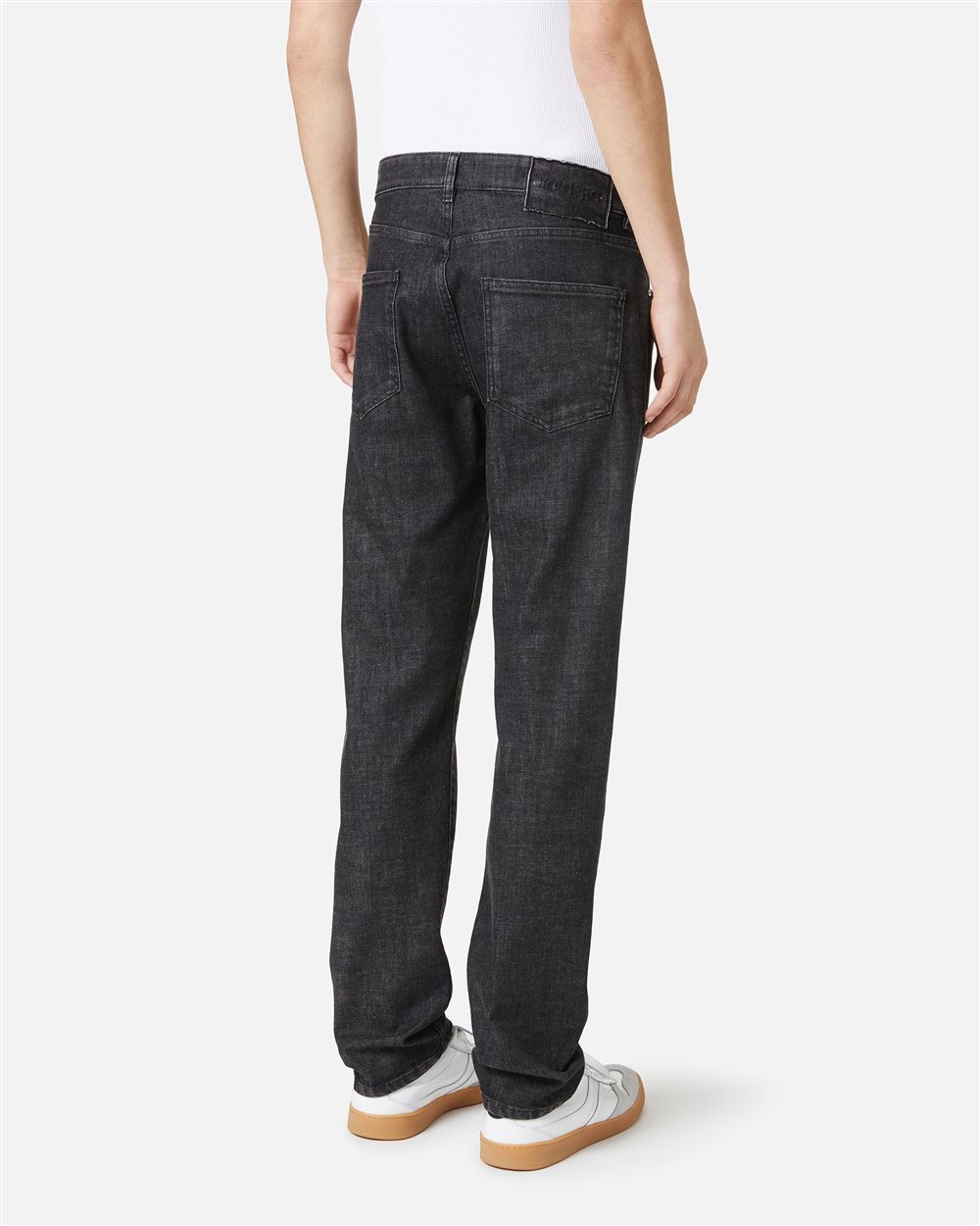 Slim fit 5-pocket jeans: intense black, bold style - Iceberg - Official Website