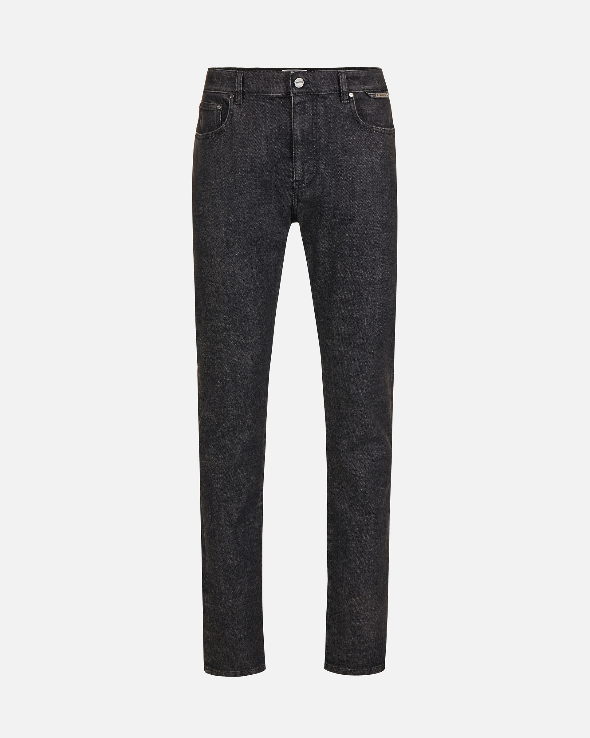 Slim fit 5-pocket jeans: intense black, bold style - Iceberg - Official Website