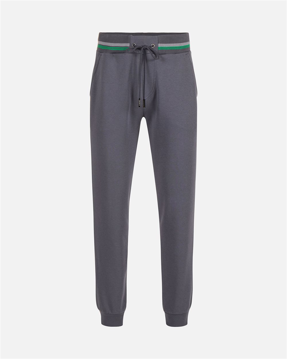 Dark grey sustainable fleece joggers with embossed Iceberg logo - Iceberg - Official Website