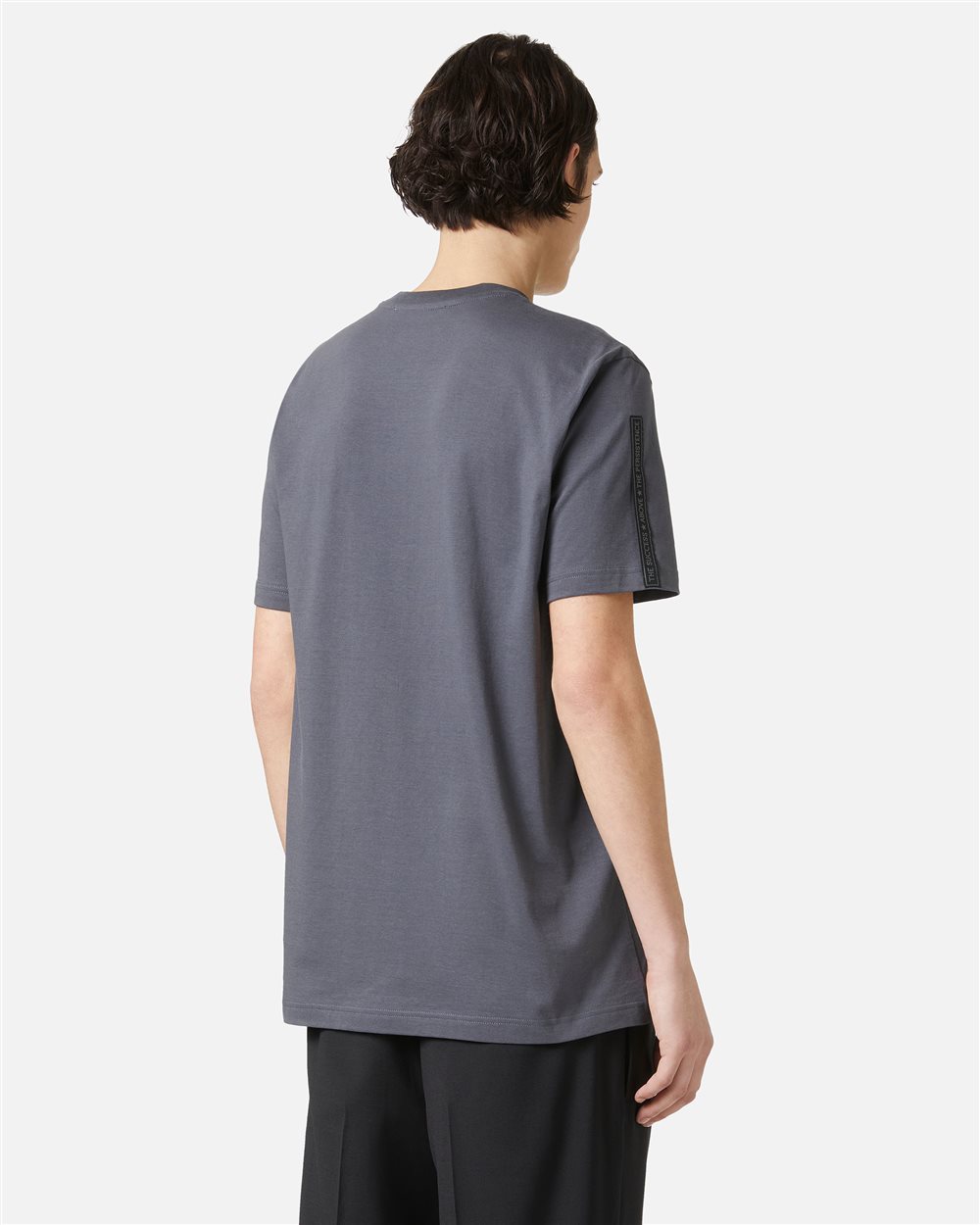 Dark grey regular fit T-shirt with SpongeBob patch and Iceberg logo label - Iceberg - Official Website