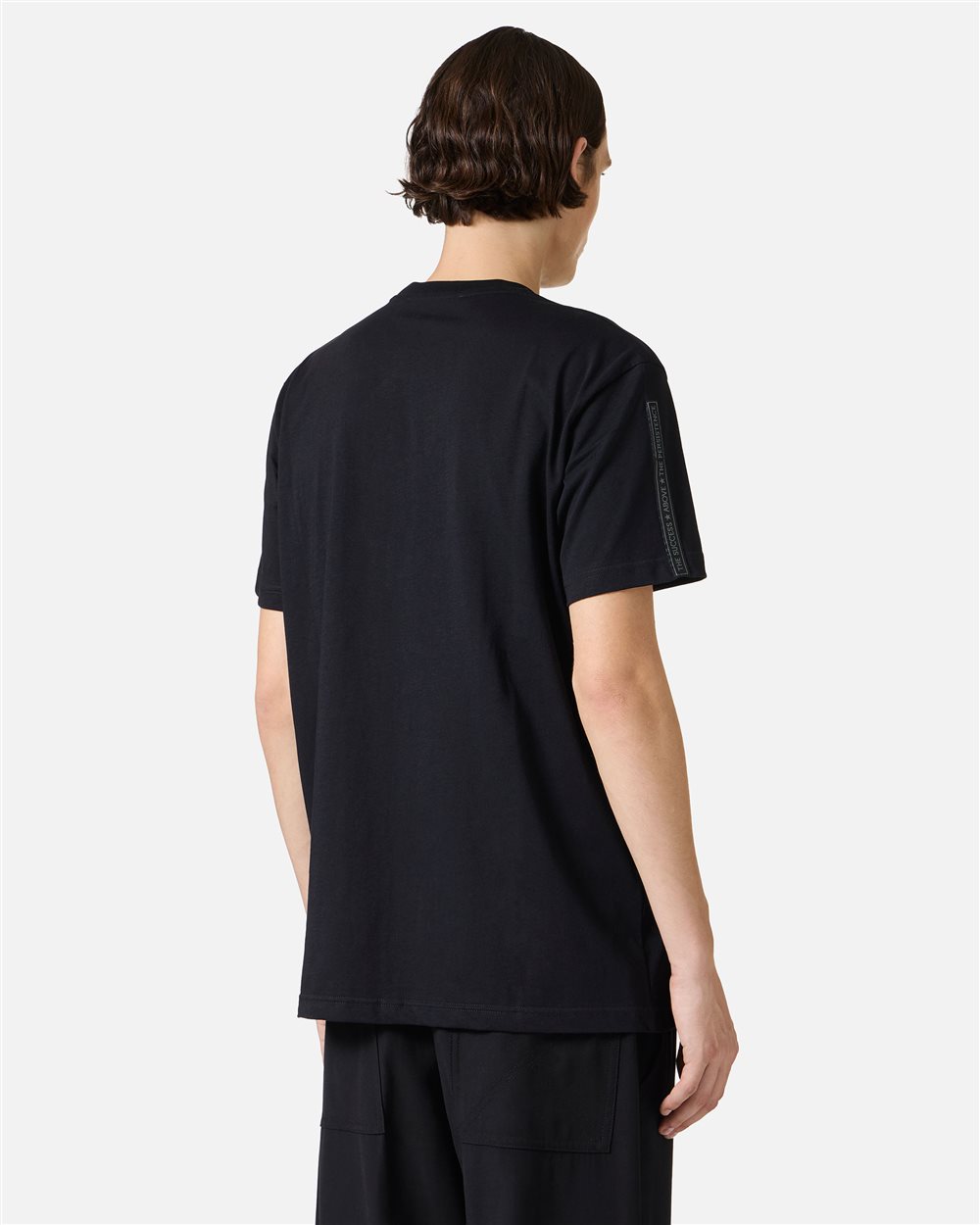 Regular fit black T-shirt with SpongeBob patch and Iceberg logo label - Iceberg - Official Website