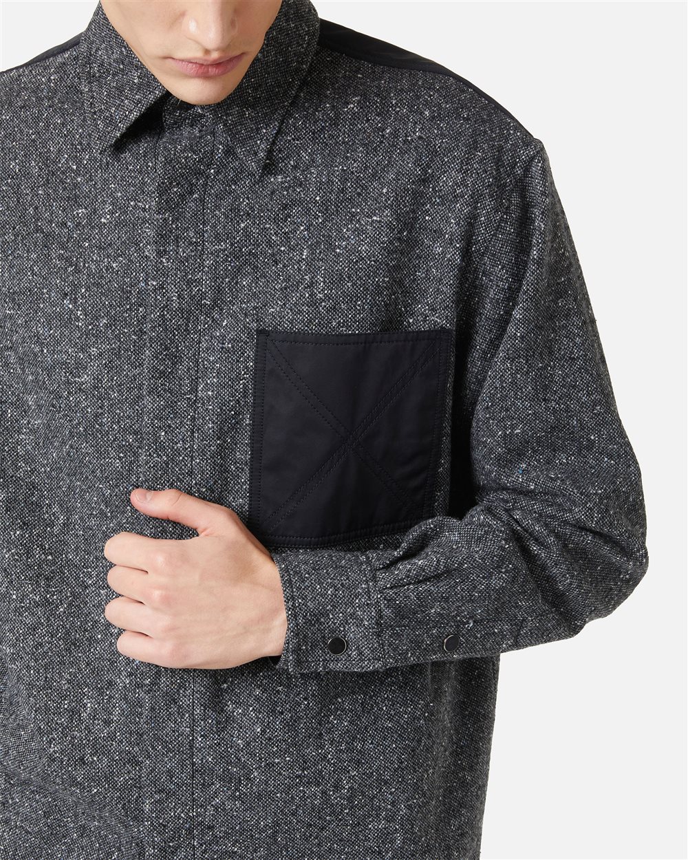 Utility Couture: Das Oversize-Shirt im Materialmix - Iceberg - Official Website