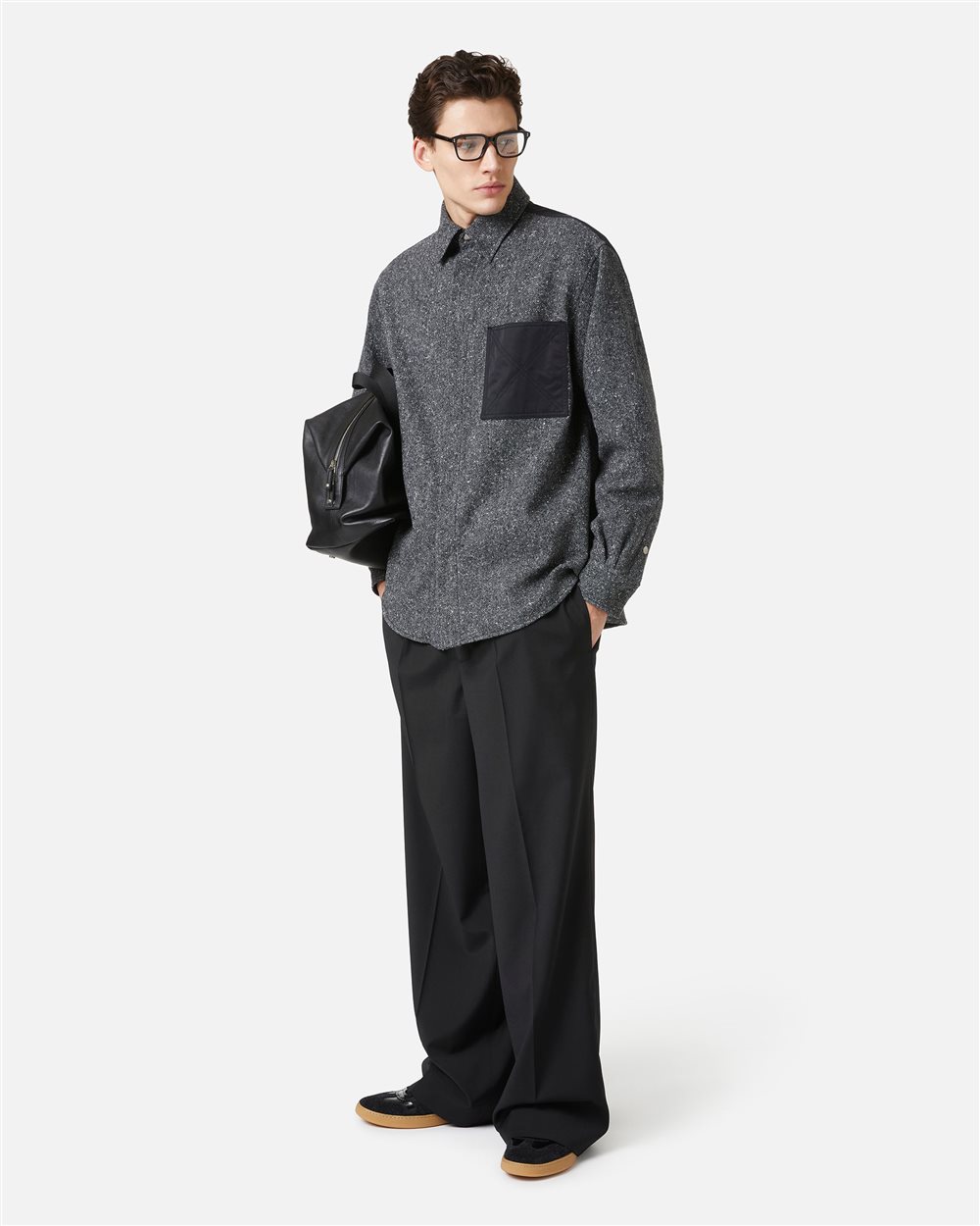 Utility Couture: Das Oversize-Shirt im Materialmix - Iceberg - Official Website