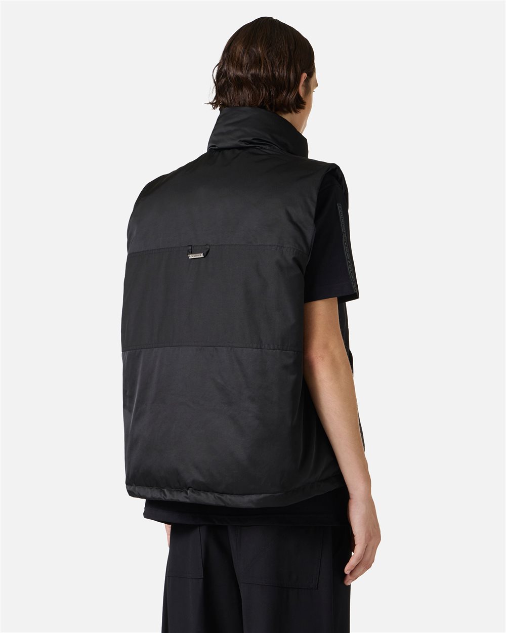 Black padded reversible vest - Iceberg - Official Website