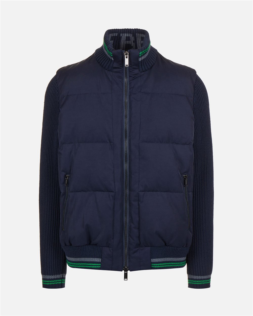 Blue padded reversible vest - Iceberg - Official Website