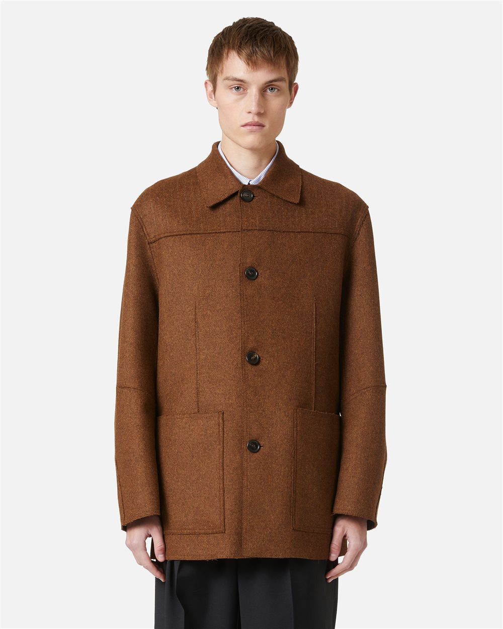 Wendejacke im Regular Fit aus Doppelgewebe: doppelter Stil, maximale Vielseitigkeit - Iceberg - Official Website