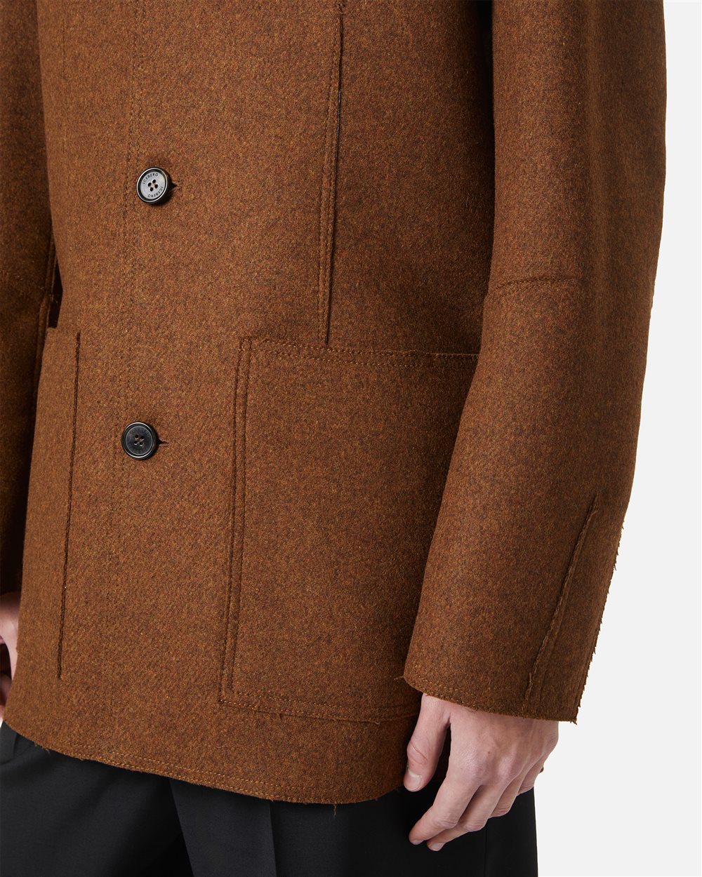 Wendejacke im Regular Fit aus Doppelgewebe: doppelter Stil, maximale Vielseitigkeit - Iceberg - Official Website