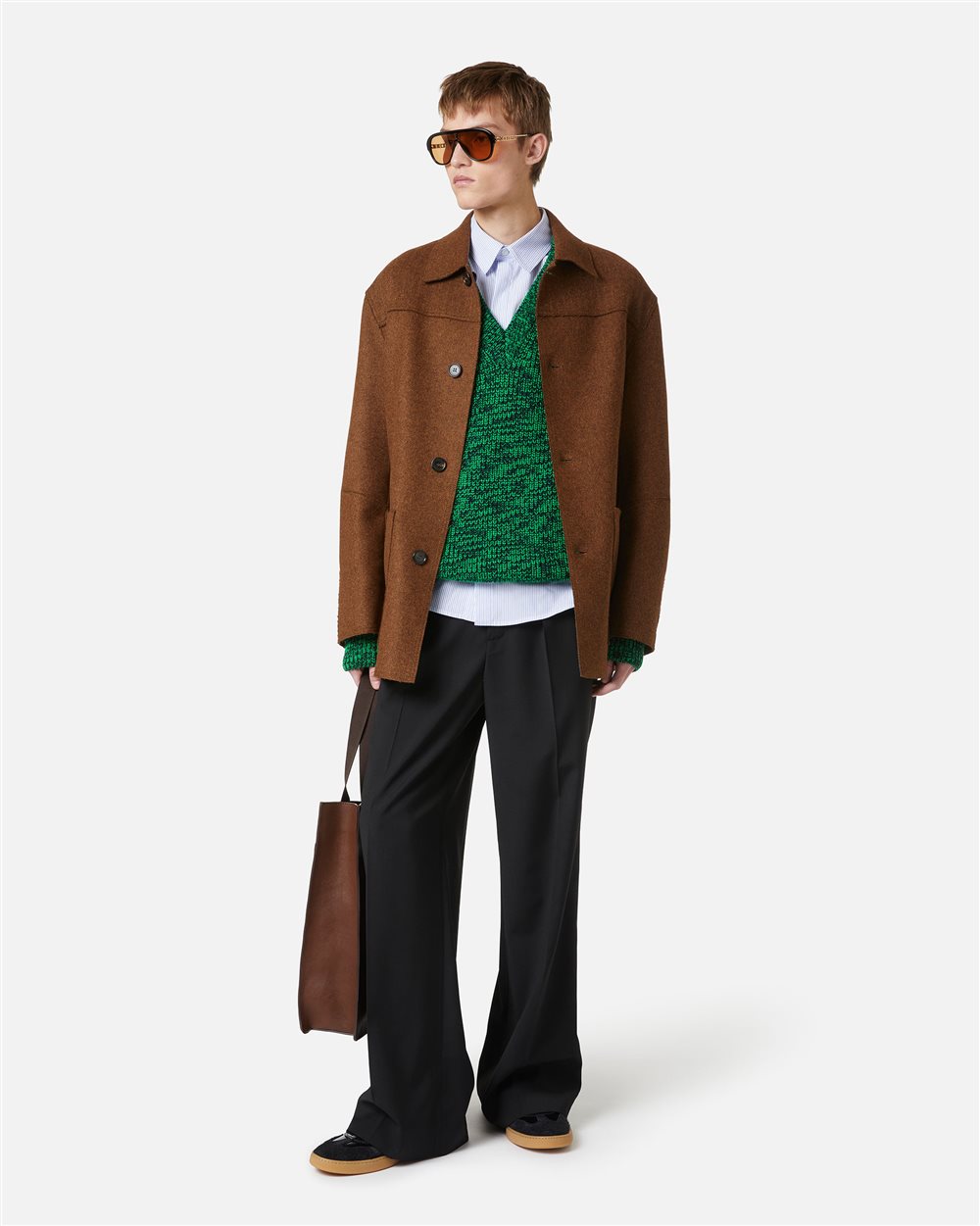 Wendejacke im Regular Fit aus Doppelgewebe: doppelter Stil, maximale Vielseitigkeit - Iceberg - Official Website