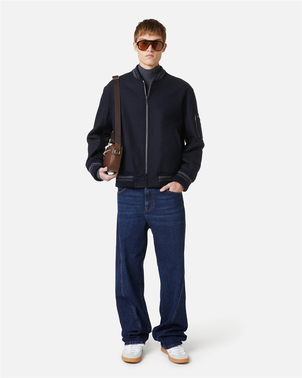 Giubbotto regular fit in bouclé leggero: texture raffinata, attitudine urbana - Iceberg - Official Website
