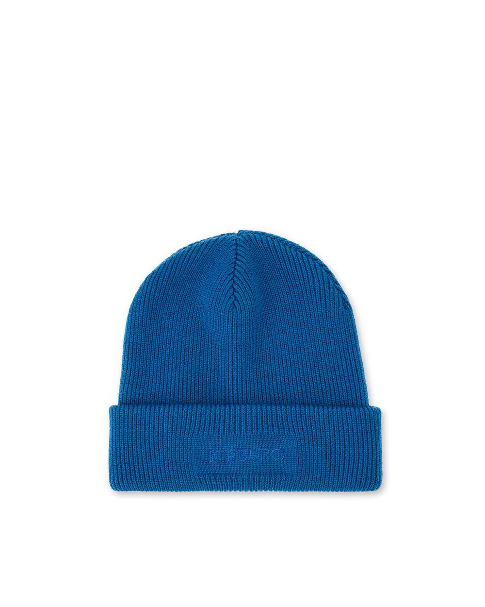 Bluette hat in extra-fine merino wool knit - Iceberg - Official Website