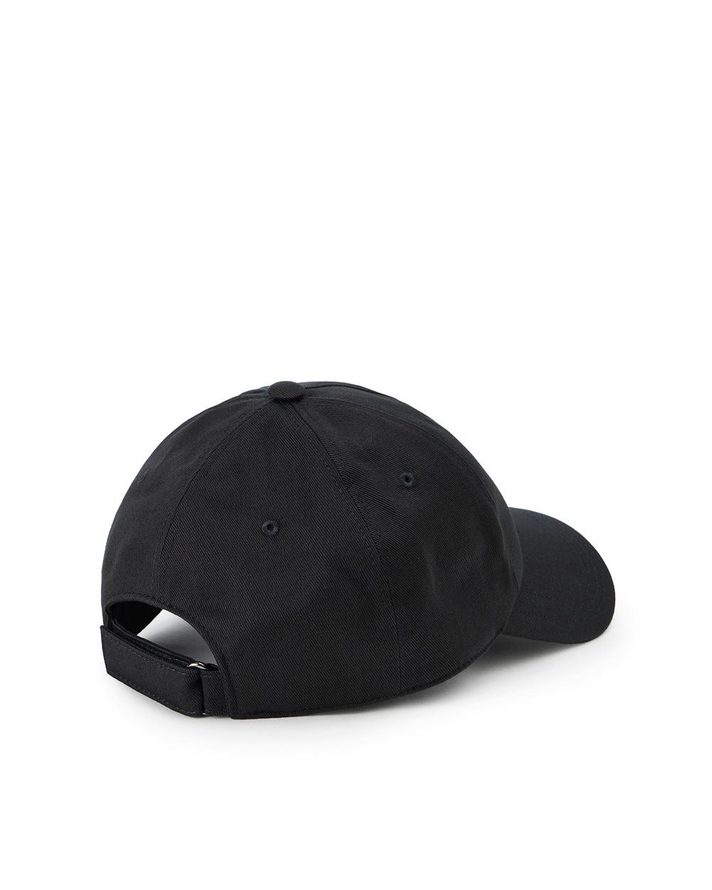 Black gabardine cap with Iceberg Milano Italia logo embroidery - Iceberg - Official Website