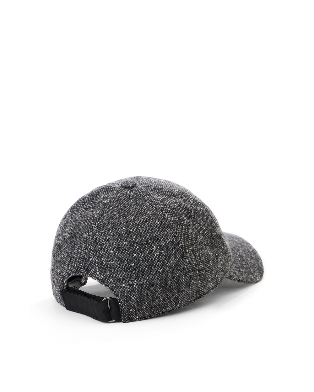 Cappellino baseball in bouclé e nylon grigio: texture e carattere - Iceberg - Official Website