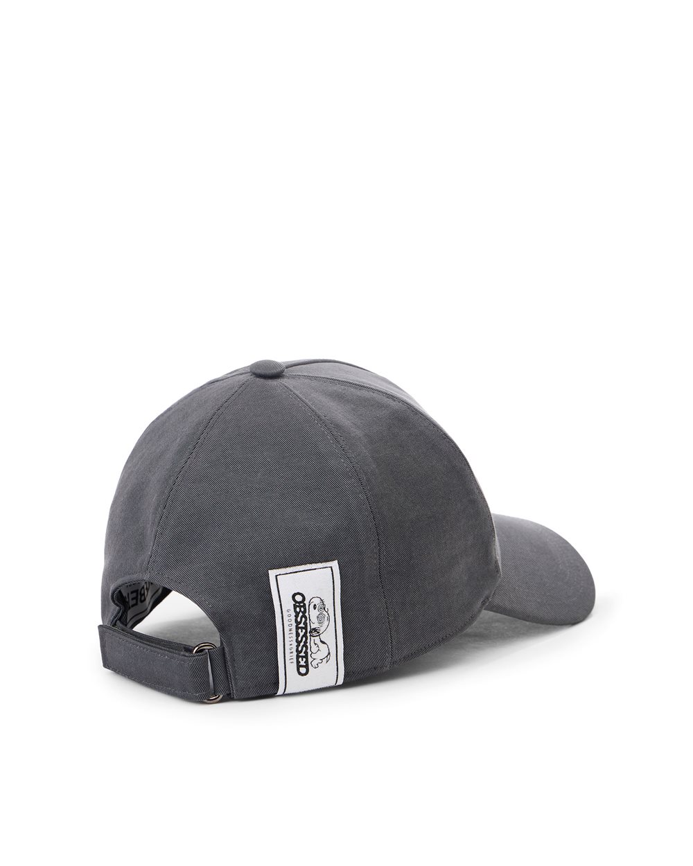 Dark grey cap with peanuts embroidery and iceberg logo - Iceberg - Official Website