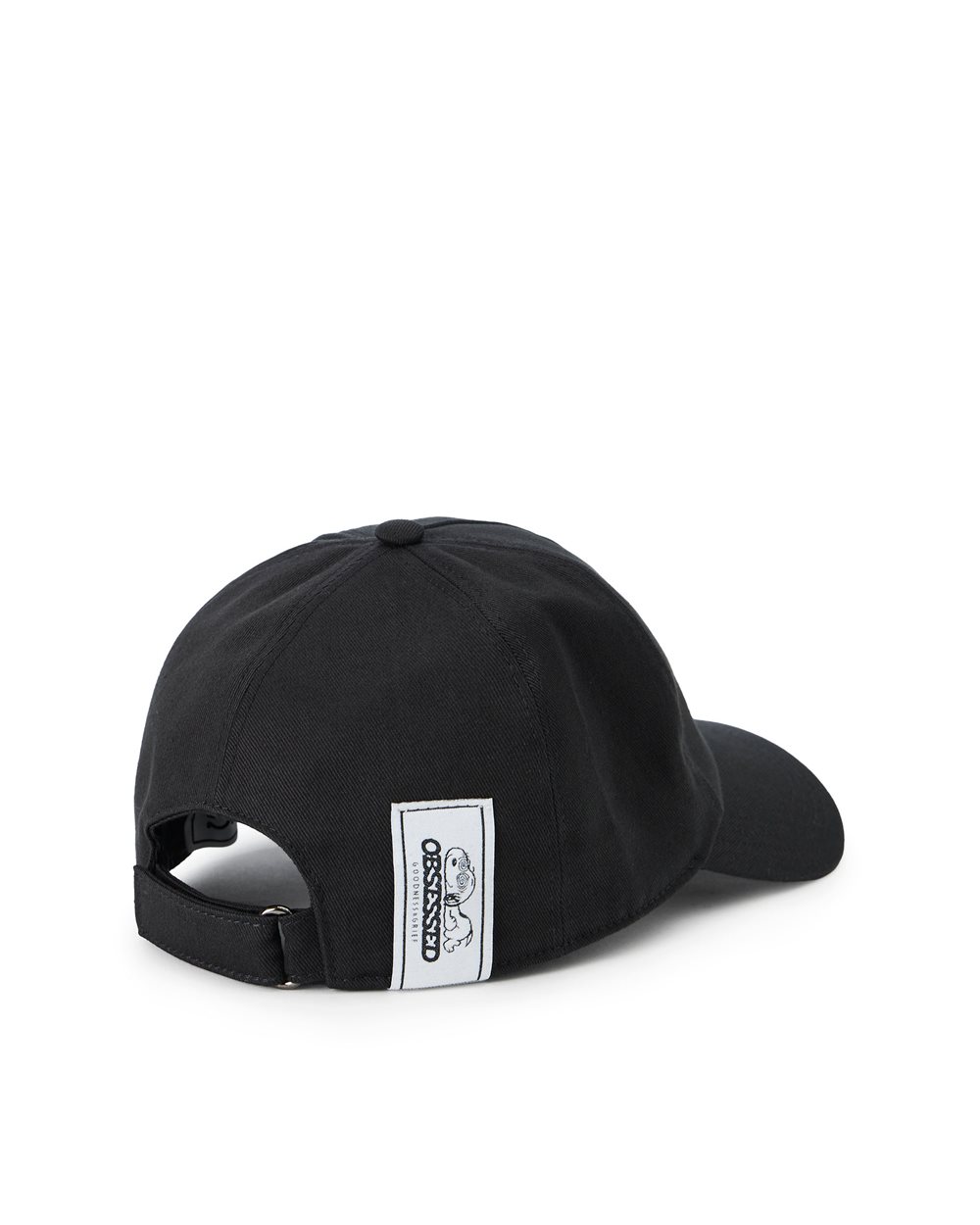 Black cap with peanuts embroidery and iceberg logo - Iceberg - Official Website