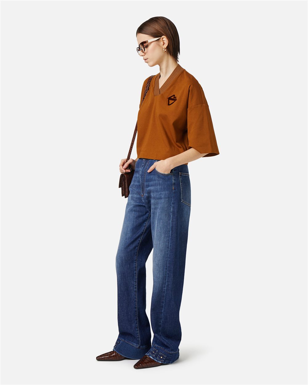 Indigo New Confort Fit jeans in stone wash denim - Iceberg - Official Website
