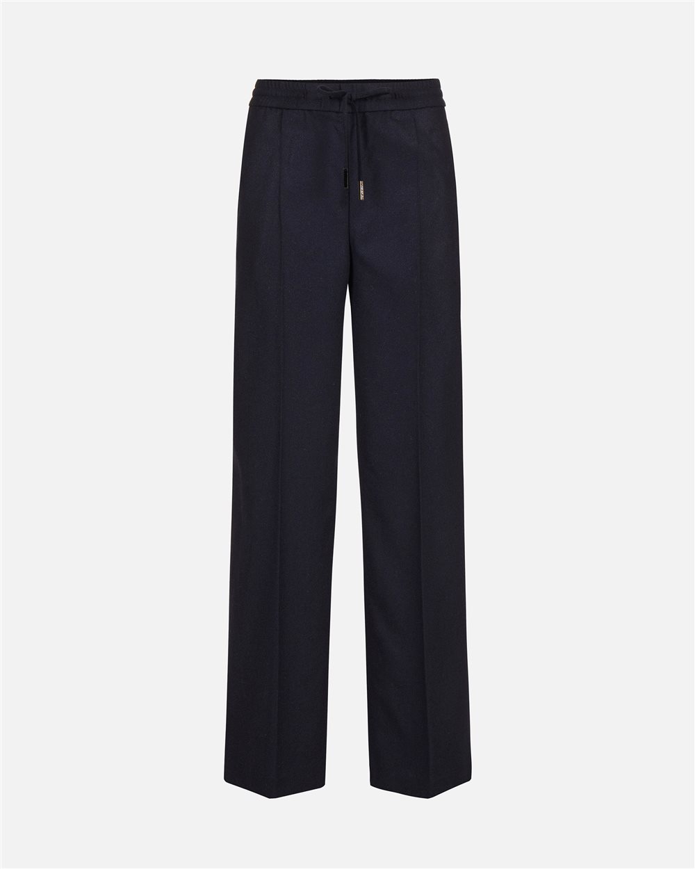 Jogger in lightweight bouclé blend of wool and technical silk - Iceberg - Official Website