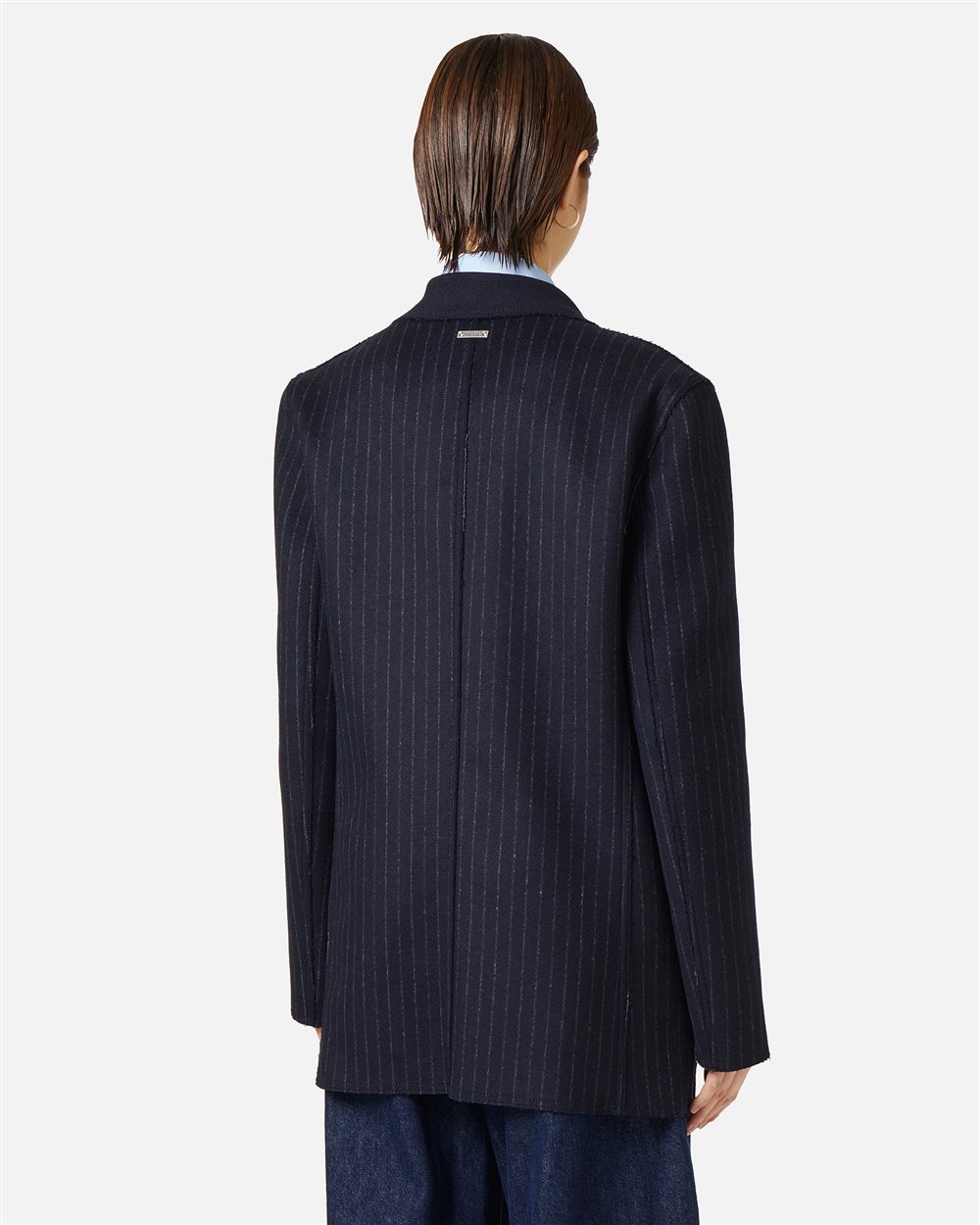 Reversible double-breasted jacket in double-face cloth - Iceberg - Official Website