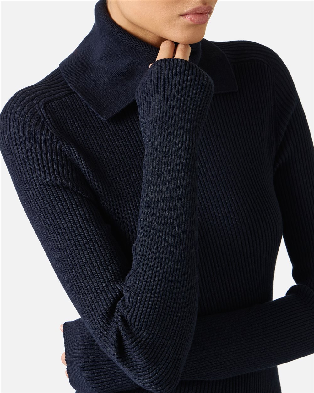 Regular-fit double-breasted jacket in blue and black check - Iceberg - Official Website
