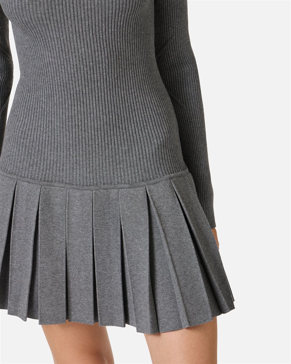 Regular-fit double-breasted jacket in gray check - Iceberg - Official Website