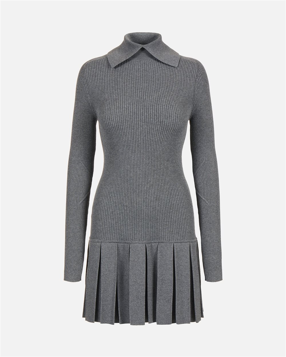 Regular-fit double-breasted jacket in gray check - Iceberg - Official Website