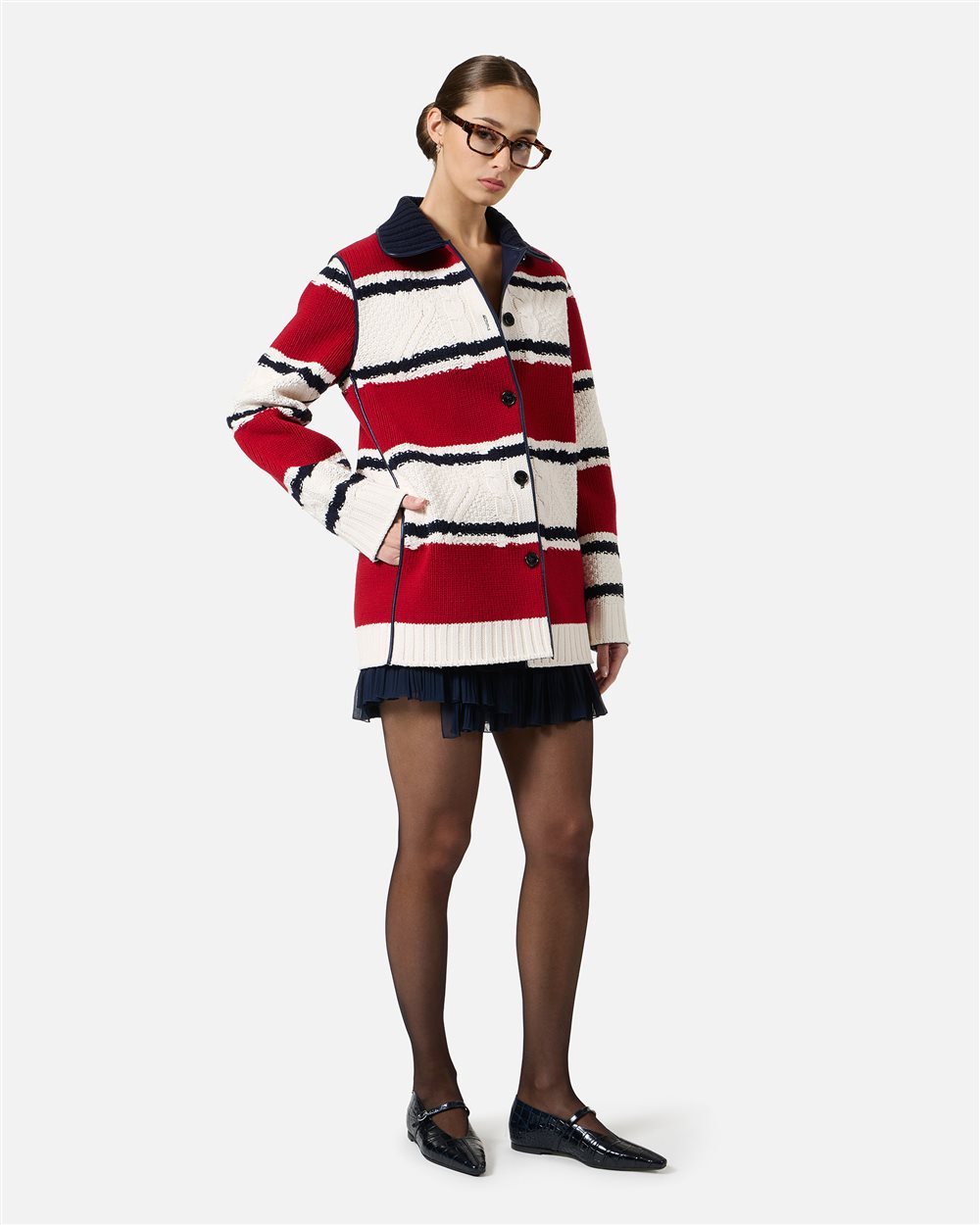 Multicolor Regular-Fit Coat - Iceberg - Official Website