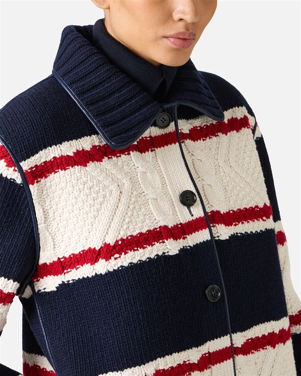 Multicolor Regular-Fit Coat - Iceberg - Official Website