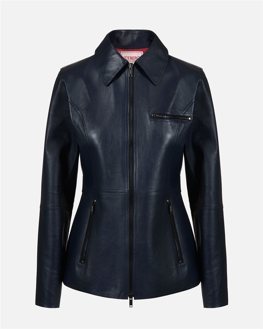 Blue and black short coat - Iceberg - Official Website