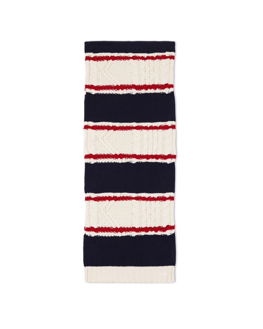 Multicolored red and blue striped scarf - Iceberg - Official Website