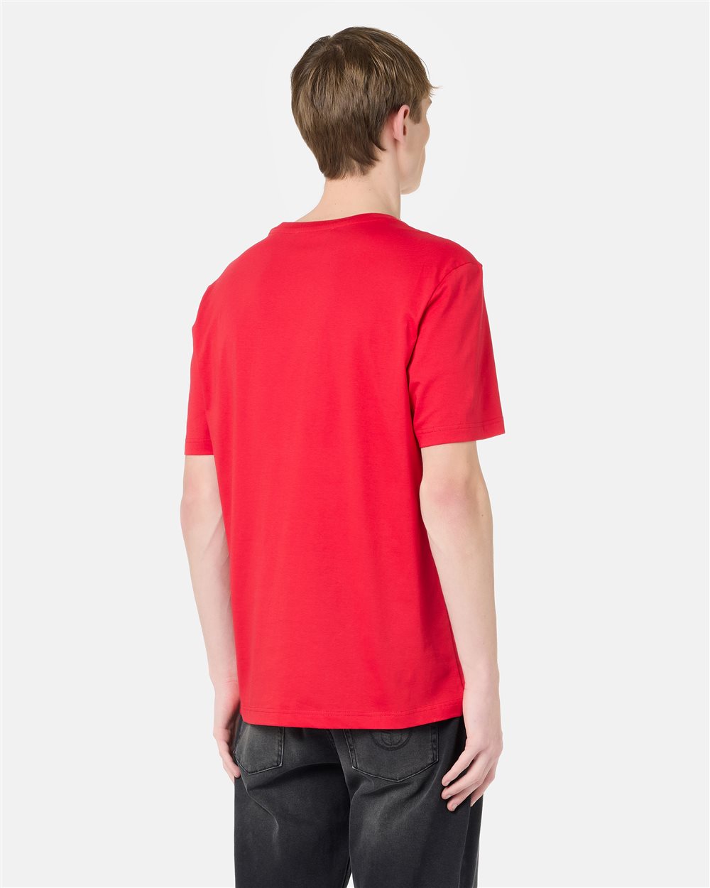 Regular fit red cotton jersey T-shirt - Iceberg - Official Website
