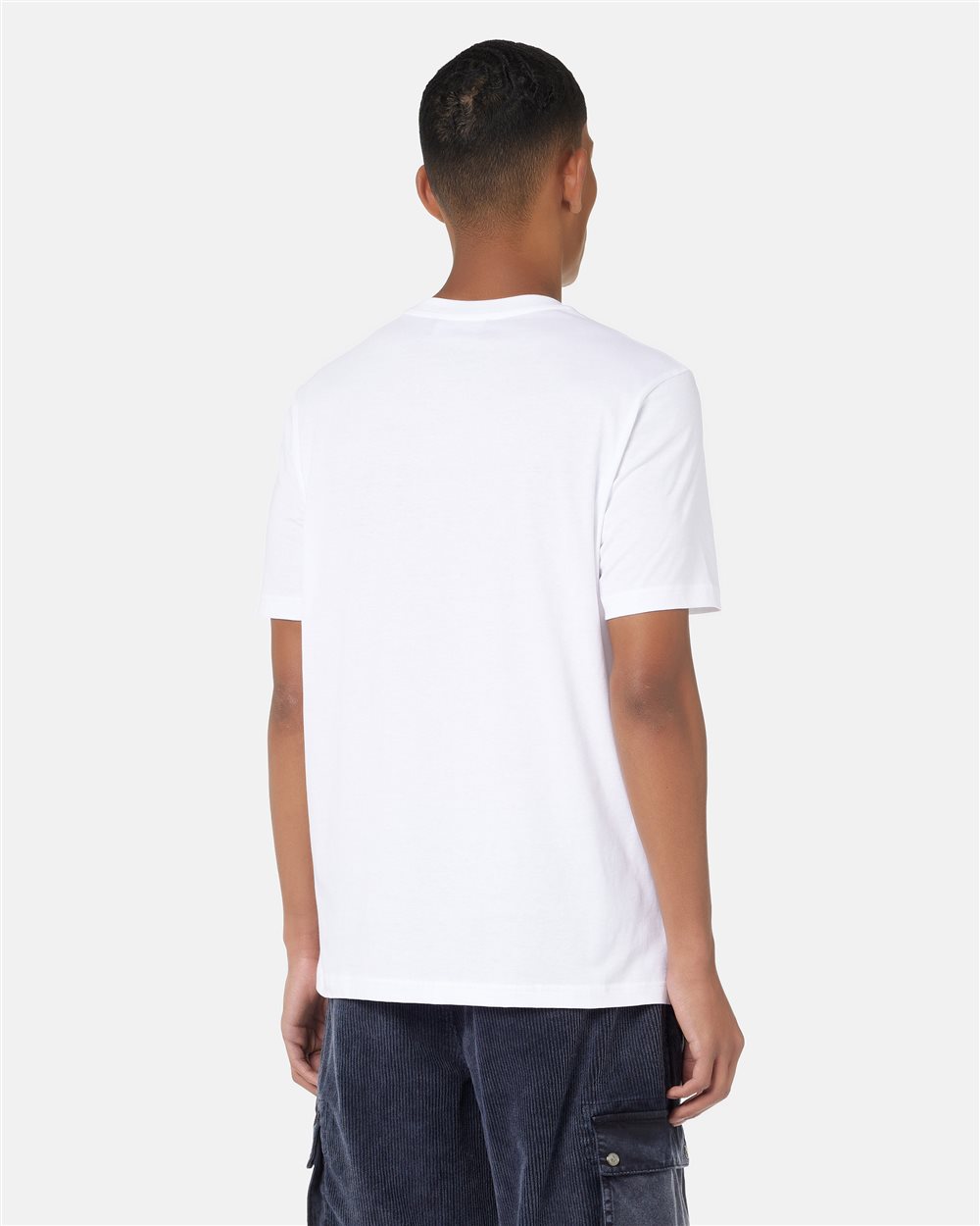 Regular Fit T-shirt in Optical White Cotton Jersey with "Break the Ice or Let It Melt" Print - Iceberg - Official Website