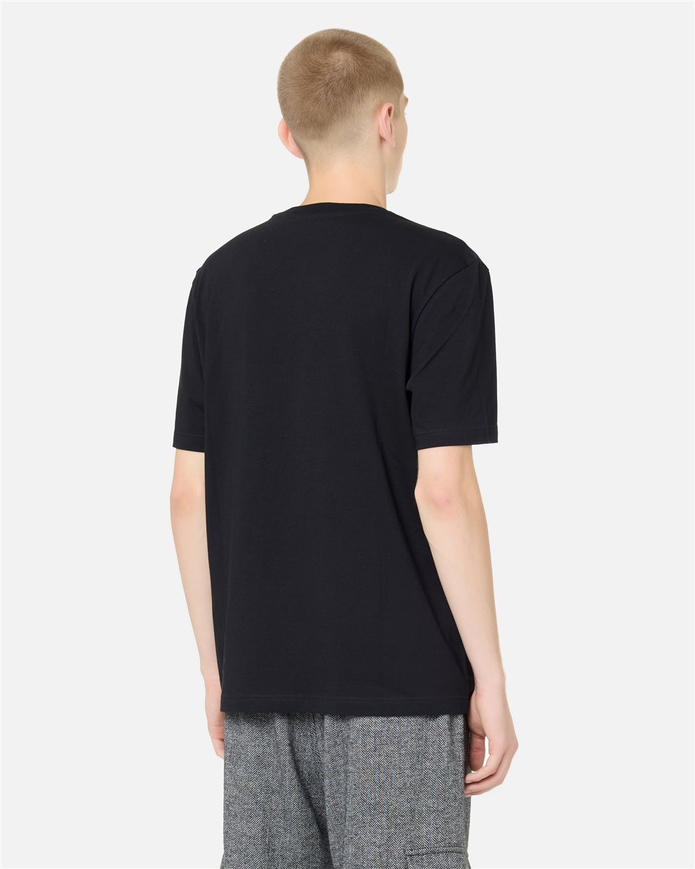 Regular Fit T-shirt in Black Cotton Jersey with "Break the Ice or Let It Melt" Print - Iceberg - Official Website