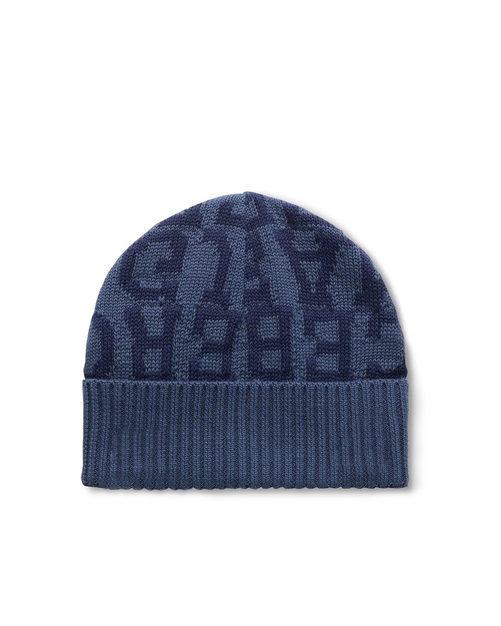 Iceberg Blue Pure Cotton Knit Beanie - Iceberg - Official Website