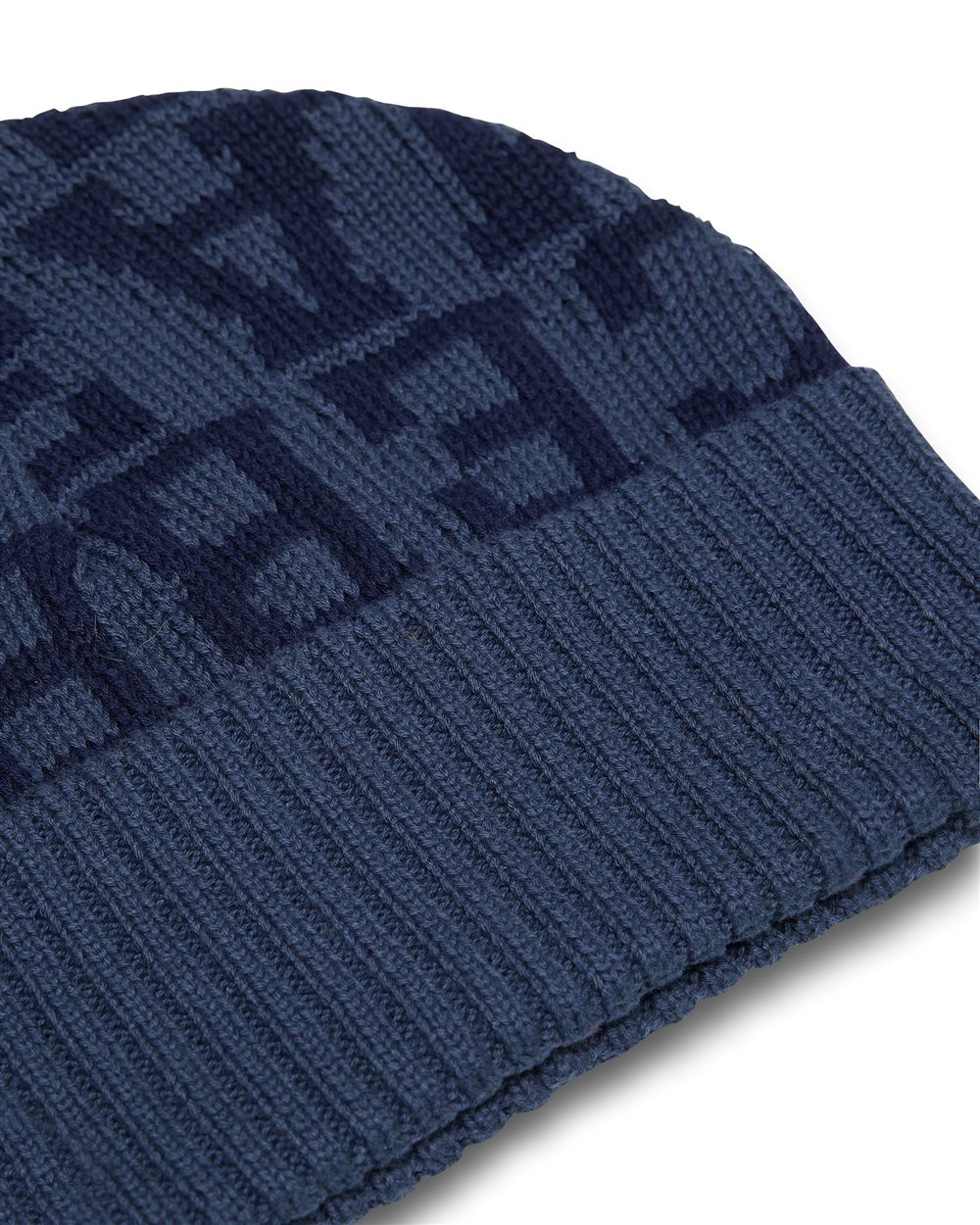 Iceberg Blue Pure Cotton Knit Beanie - Iceberg - Official Website