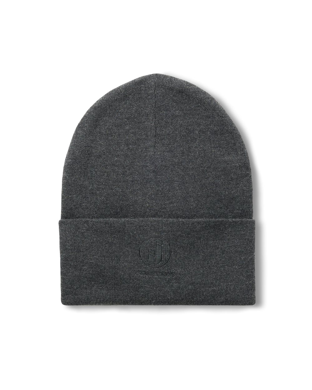 Lead Grey Wool Blend Knit Beanie Iceberg - Iceberg - Official Website