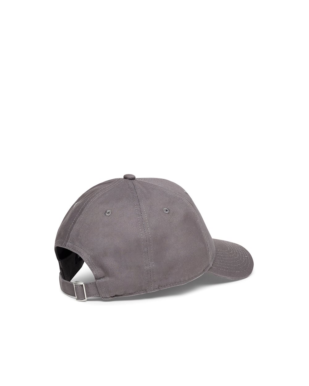 Fitted baseball cap in lead gray gabardine with vintage Iceberg logo - Iceberg - Official Website