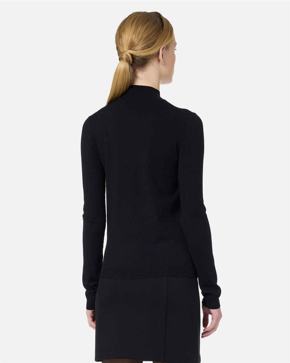 Slim Fit Turtleneck Black Iceberg - Iceberg - Official Website