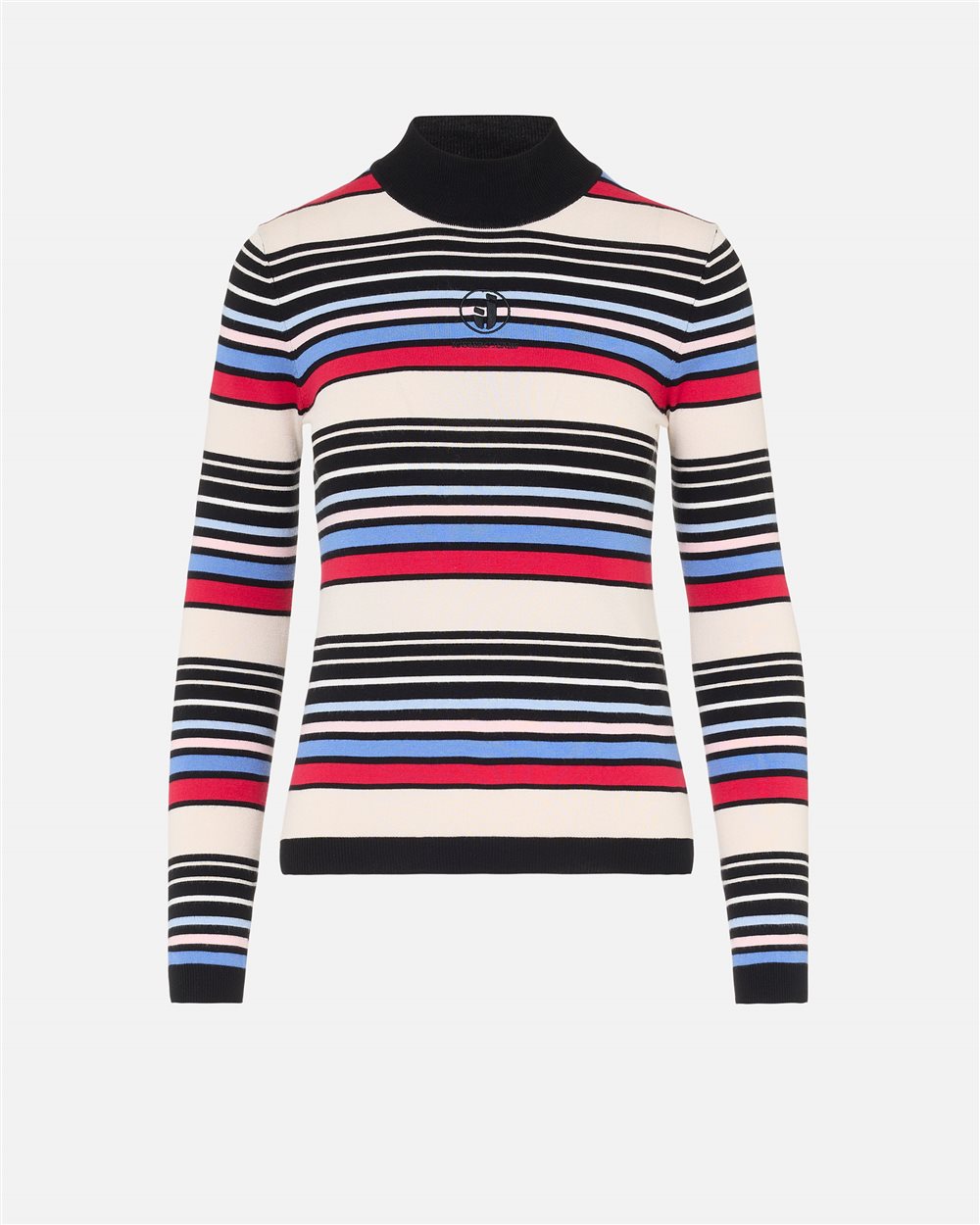 Iceberg Multicolor Striped Slim Fit Turtleneck - Iceberg - Official Website