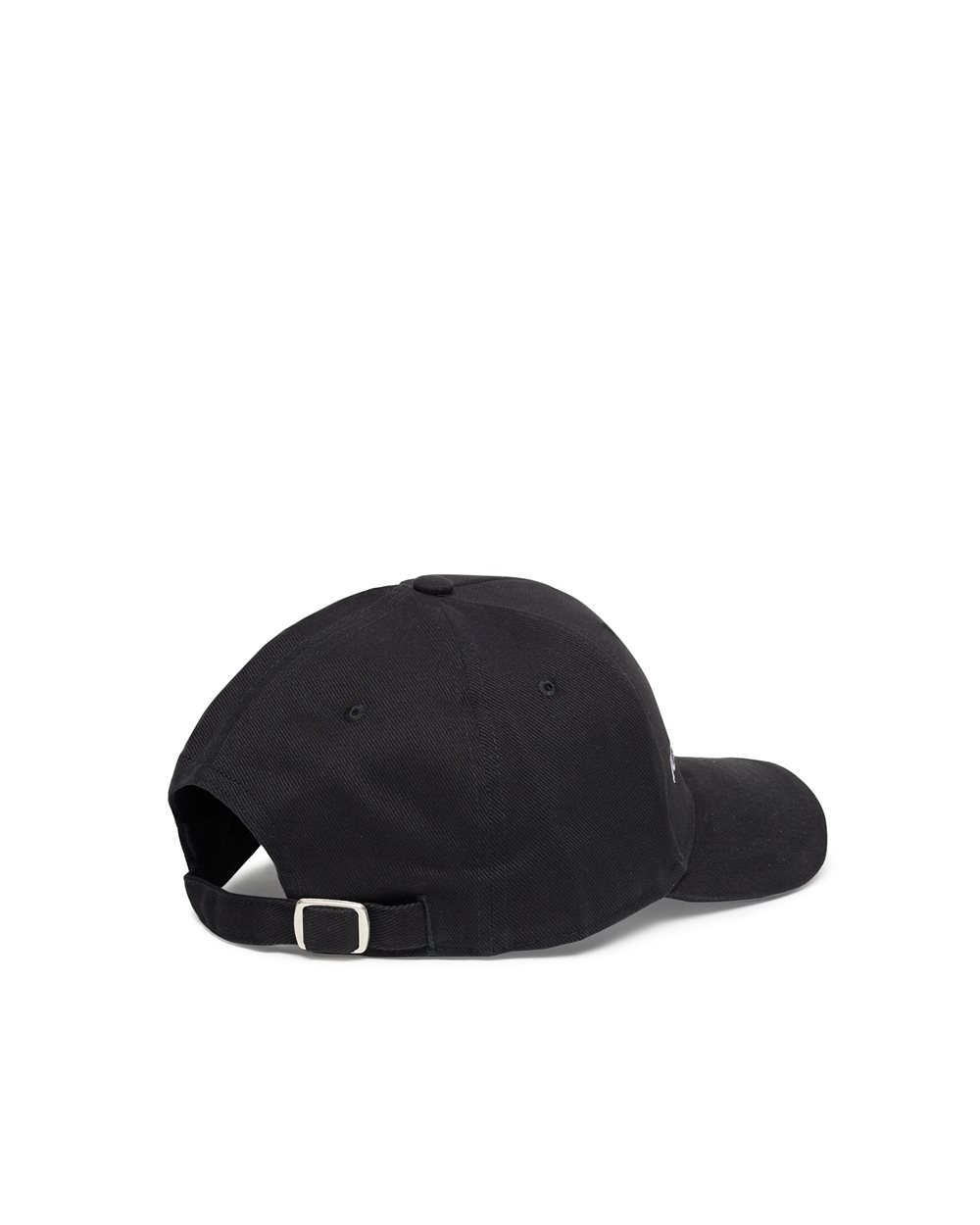 Baseball cap in black cotton gabardine - Iceberg - Official Website