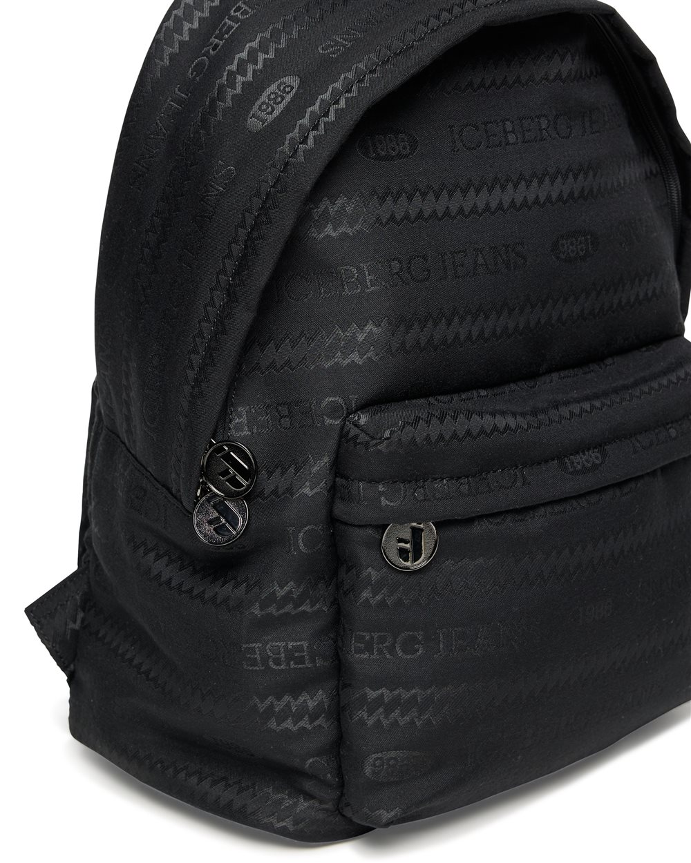1986 jacquard nylon backpack: functionality and iconic style - Iceberg - Official Website