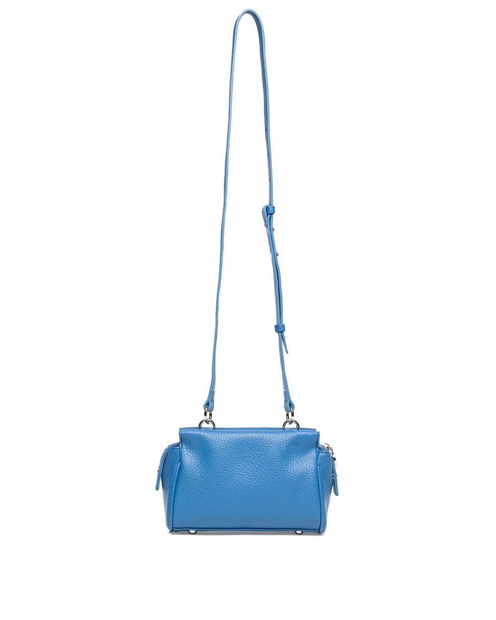 Mini crossbody in garnet eco-leather: compact and refined with a touch of blue - Iceberg - Official Website